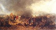 jozef brandt Battle of Chocim. oil painting on canvas